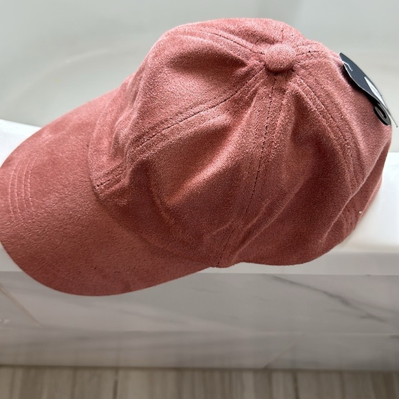 Melrose & Market Rose Pink Suede Hat - Picture 2 of 5